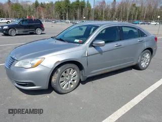 2014 Chrysler 200 LX with VIN 1C3CCBAB7EN212540, listed as a IAAI auction lot 42037247 with 207,670 mi miles. Bid and sale history available at carsss.com. Image 2.