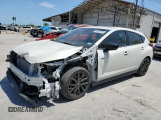 2024 Subaru Impreza RS z VIN JF1GUHJC1R8269672, wystawiony jako Copart lot #53263595 z przebiegiem 18 924 mil mil oraz Szkoda całkowita • Salvage title. Historia ofert i sprzedaży dostępna na DreamBid. Obrazek 1.