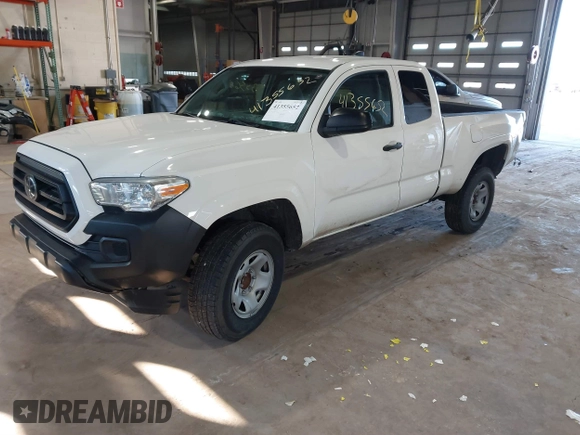 2021 Toyota Tacoma SR with VIN 3TYRX5GN3MT025810, listed as a IAAI auction lot 41355652 with 83,924 mi miles and . Bid and sale history available at DreamBid. Image 18.