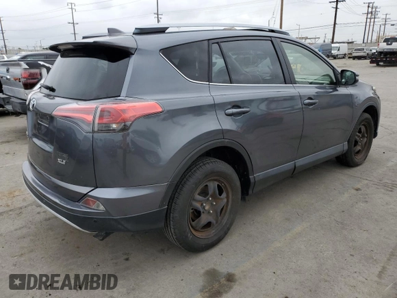 2017 Toyota RAV4 XLE with VIN JTMWFREV6HD097162, listed as a Copart auction lot 55791065 with Not Provided miles and Salvage Title. Bid and sale history available at DreamBid. Image 3.