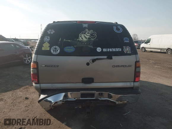 2003 Chevrolet Tahoe LS with VIN 1GNEK13V03J154985, listed as a IAAI auction lot 41708954 with 203,826 mi miles and . Bid and sale history available at DreamBid. Image 16.