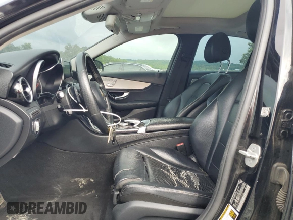 2016 Mercedes-Benz C 300 with VIN 55SWF4JB7GU129184, listed as a Copart auction lot 64310895 with 136,660 mi miles and Salvage title. Bid and sale history available at DreamBid. Image 7.