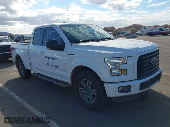 2016 Ford F-150 XLT with VIN 1FTEX1EPXGFB35667, listed as a IAAI auction lot 41367845 with 1,260,869 mi miles. Bid and sale history available at carsss.com. Image 1.