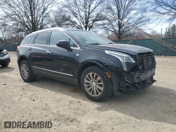 2017 Cadillac XT5 Luxury AWD with VIN 1GYKNDRS4HZ308182, listed as a Copart auction lot 49474225 with 107,388 mi miles and Salvage Title. Bid and sale history available at carsss.com. Image 4.