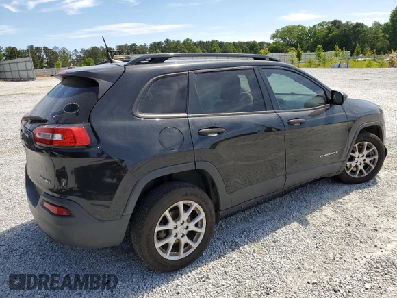 2016 Jeep Cherokee Sport with VIN 1C4PJLAB8GW375994, listed as a Copart auction lot 55962775 with 116,588 mi miles and Salvage title. Bid and sale history available at DreamBid. Image 3.