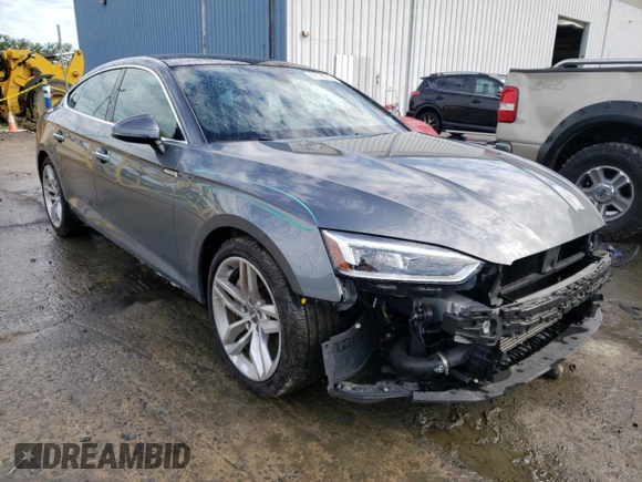2019 Audi A5 Sportback Premium Plus with VIN WAUBNCF55KA089055, listed as a Copart auction lot 60196283 with 26,989 mi miles. Bid and sale history available at carsss.com. Image 4.