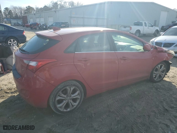 2013 Hyundai Elantra GT with VIN KMHD35LE7DU085202, listed as a Copart auction lot 43261785 with 0 mi miles and Clean Title. Bid and sale history available at carsss.com. Image 3.