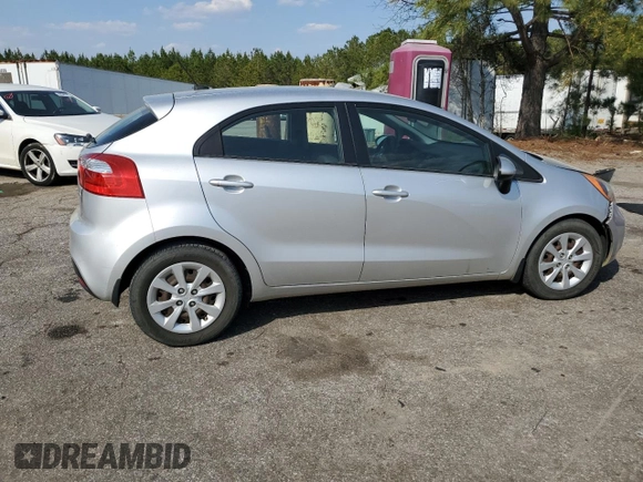 2013 Kia Rio LX with VIN KNADM5A37D6175552, listed as a Copart auction lot 48939165 with 72,894 mi miles and Salvage Title. Bid and sale history available at carsss.com. Image 3.