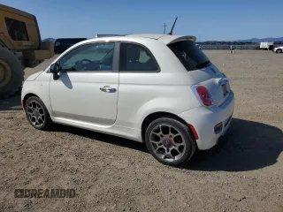 2013 FIAT 500 Sport with VIN 3C3CFFBR4DT624388, listed as a Copart auction lot 52713795 with 106,420 mi miles and Clean Title. Bid and sale history available at carsss.com. Image 2.
