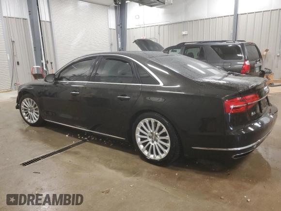 2015 Audi A8 4.0T z VIN WAUJ2AFD5FN009882, wystawiony jako Copart lot #84222704 z przebiegiem 56 118 mil mil oraz Czysty tytuł • Clean title. Historia ofert i sprzedaży dostępna na DreamBid. Obrazek 2.