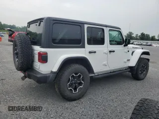 2023 Jeep Wrangler Rubicon with VIN 1C4JJXFM3PW585720, listed as a Copart auction lot 59776305 with 19,190 mi miles and Salvage title. Bid and sale history available at DreamBid. Image 3.
