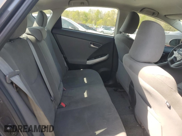 2012 Toyota Prius One with VIN JTDKN3DU7C1581293, listed as a Copart auction lot 53319285 with 181,618 mi miles and Salvage Title. Bid and sale history available at DreamBid. Image 10.