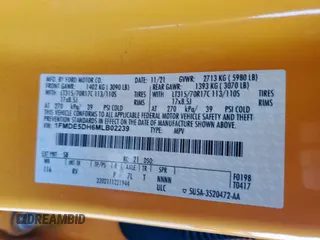 2021 Ford Bronco с VIN 1FMDE5DH6MLB02239, выставлен на аукционе Copart как лот 55315985 с пробегом 36 310 миль миль и На запчасти • Non repairable. История ставок и продаж доступна на DreamBid. Изображение 13.