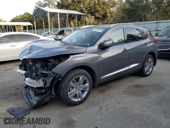 2020 Acura RDX w/Advance Pkg with VIN 5J8TC2H79LL008233, listed as a Copart auction lot 38242614 with 34,129 mi miles. Bid and sale history available at carsss.com. Image 1.