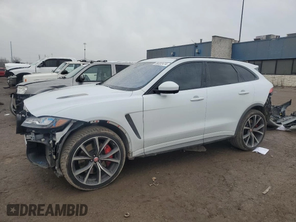 2020 Jaguar F-Pace SVR with VIN SADCZ2EE0LA617498, listed as a Copart auction lot 86332474 with 72,521 mi miles and Clean Title. Bid and sale history available at DreamBid. Image 1.