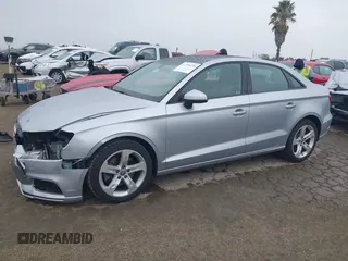 2018 Audi A3 Sedan Premium with VIN WAUAUGFFXJ1040608, listed as a IAAI auction lot 41708256 with 55,359 mi miles. Bid and sale history available at carsss.com. Image 15.