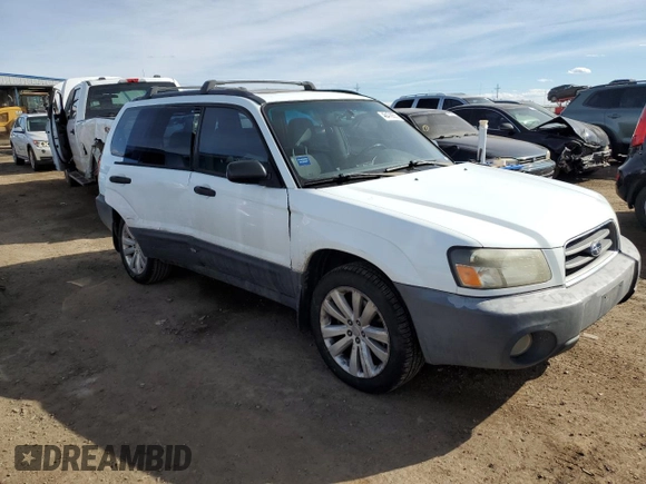 2003 Subaru Forester X with VIN JF1SG63673H722066, listed as a Copart auction lot 46478655 with 221,656 mi miles and Salvage Title. Bid and sale history available at carsss.com. Image 4.
