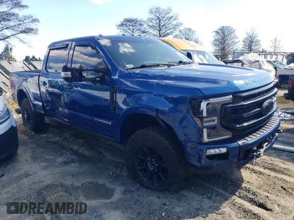 2022 Ford F-350 XL with VIN 1FT8W3BT8NEC84191, listed as a Copart auction lot 49402075 with Not Provided miles and Salvage Title. Bid and sale history available at DreamBid. Image 4.