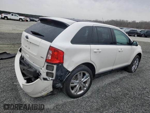 2013 Ford Edge SEL with VIN 2FMDK3JC0DBB22086, listed as a Copart auction lot 48160145 with 180,614 mi miles and Salvage Title. Bid and sale history available at carsss.com. Image 3.
