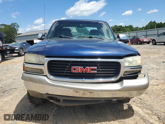 2002 GMC Sierra 1500 SLE with VIN 2GTEK19T621378897, listed as a Copart auction lot 60898315 with 137,509 mi miles and Salvage title. Bid and sale history available at DreamBid. Image 5.