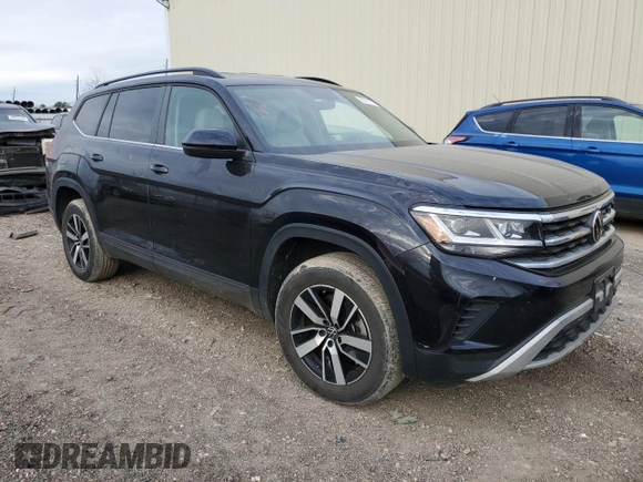 2022 Volkswagen Atlas SE with VIN 1V2DP2CA8NC562830, listed as a Copart auction lot 86014774 with 26,448 mi miles and Clean title. Bid and sale history available at DreamBid. Image 4.