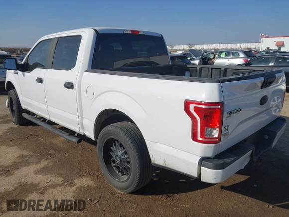 2017 Ford F-150 XL with VIN 1FTEW1CF8HKE13441, listed as a IAAI auction lot 41797041 with 185,482 mi miles and . Bid and sale history available at carsss.com. Image 3.