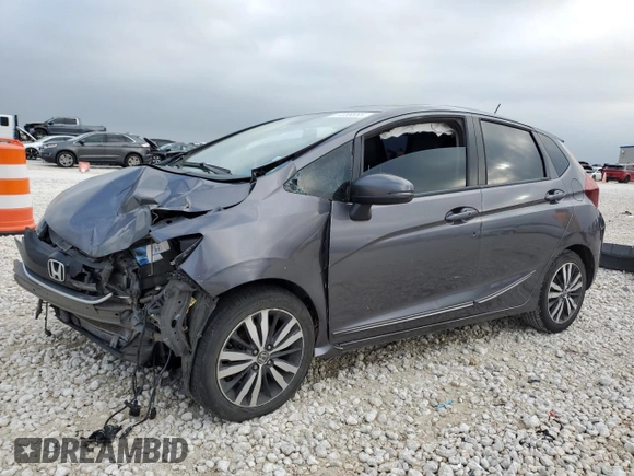 2015 Honda Fit EX-L with VIN 3HGGK5H85FM747522, listed as a Copart auction lot 51089855 with 0 mi miles and Salvage Title. Bid and sale history available at carsss.com. Image 1.