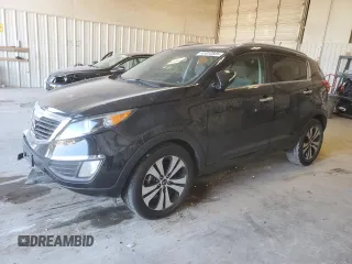 2011 Kia Sportage EX with VIN KNDPC3A29B7058237, listed as a Copart auction lot 47010585 with 81,030 mi miles and Salvage Title. Bid and sale history available at carsss.com. Image 1.