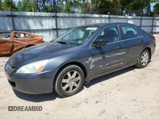 2005 Honda Accord EX-L z VIN 1HGCM66575A043924, wystawiony jako Copart lot #57633825 z przebiegiem 131 841 mil mil oraz Szkoda całkowita • Salvage title. Historia ofert i sprzedaży dostępna na DreamBid. Obrazek 1.