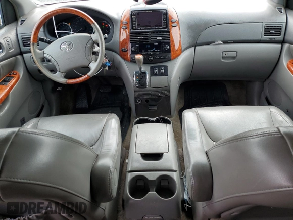 2009 Toyota Sienna XLE with VIN 5TDBK22C59S024455, listed as a Copart auction lot 44495215 with 215,282 mi miles and Salvage Title. Bid and sale history available at DreamBid. Image 8.