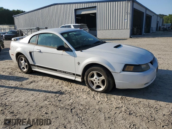 2002 Ford Mustang Standard with VIN 1FAFP40412F172592, listed as a Copart auction lot 65429945 with 224,231 mi miles and Clean title. Bid and sale history available at DreamBid. Image 4.