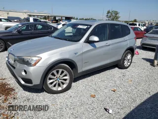 2017 BMW X3 sDrive28i with VIN 5UXWZ7C50H0U46840, listed as a Copart auction lot 52773005 with 268,839 mi miles and Clean Title. Bid and sale history available at carsss.com. Image 1.