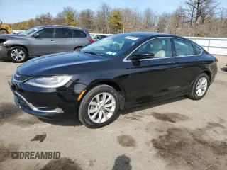 2015 Chrysler 200 C with VIN 1C3CCCCB7FN545163, listed as a Copart auction lot 48868495 with 165,175 mi miles and Salvage Title. Bid and sale history available at carsss.com. Image 1.