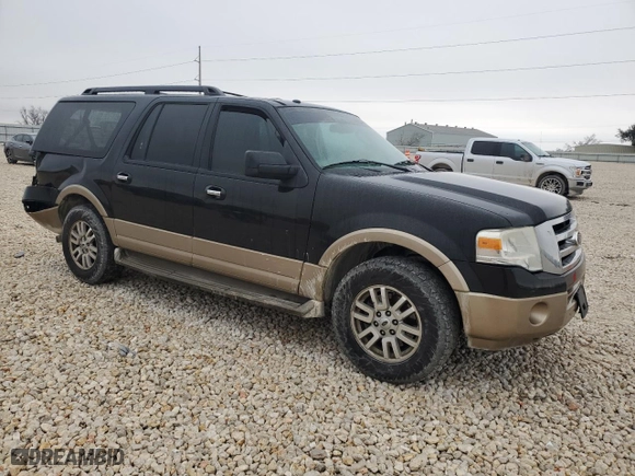 2014 Ford Expedition EL XLT with VIN 1FMJK1H54EEF32894, listed as a Copart auction lot 45593895 with 223,464 mi miles and Salvage Title. Bid and sale history available at carsss.com. Image 4.
