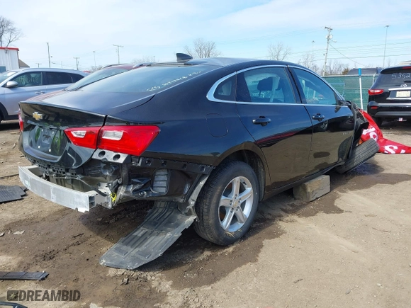 2020 Chevrolet Malibu LS with VIN 1G1ZC5STXLF081361, listed as a IAAI auction lot 41903993 with 120,084 mi miles. Bid and sale history available at carsss.com. Image 4.