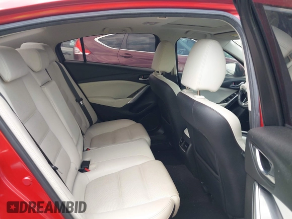 2016 Mazda 6 i Grand Touring z VIN JM1GJ1W58G1486694, wystawiony jako IAAI lot #42094443 z przebiegiem 77 803 mil mil oraz . Historia ofert i sprzedaży dostępna na DreamBid. Obrazek 8.