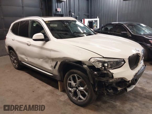 2021 BMW X3 xDrive30i with VIN 5UXTY5C07M9F57926, listed as a IAAI auction lot 41741950 with 76,278 mi miles and . Bid and sale history available at DreamBid. Image 6.