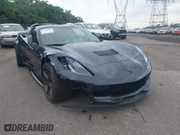 2019 Chevrolet Corvette Grand Sport 2LT with VIN 1G1YY2D7XK5117033, listed as a IAAI auction lot 42702384 with 11,994 mi miles and . Bid and sale history available at DreamBid. Image 18.