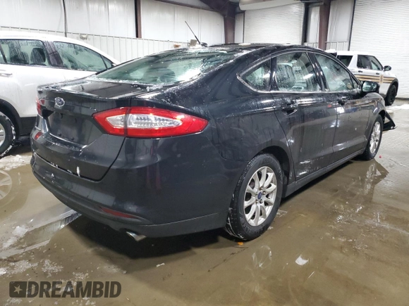 2015 Ford Fusion S with VIN 1FA6P0G71F5100022, listed as a Copart auction lot 41562315 with 77,180 mi miles and Salvage Title. Bid and sale history available at DreamBid. Image 3.