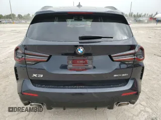 2024 BMW X3 sDrive30i with VIN 5UX43DP05R9W74853, listed as a Copart auction lot 51118215 with Not Provided miles and Non Repairable. Bid and sale history available at DreamBid. Image 6.