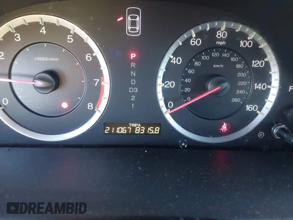 2008 Honda Accord EX with VIN 1HGCP36718A066269, listed as a IAAI auction lot 42283515 with 211,067 mi miles and . Bid and sale history available at DreamBid. Image 7.