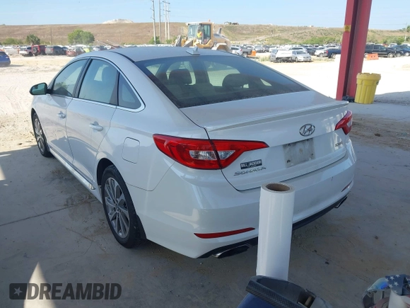 2016 Hyundai Sonata Sport with VIN 5NPE34AF1GH283142, listed as a IAAI auction lot 42226129 with 111,724 mi miles and . Bid and sale history available at DreamBid. Image 3.