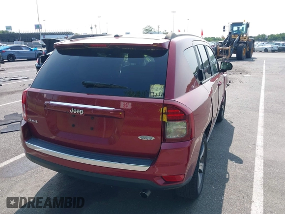 2017 Jeep Compass High Altitude with VIN 1C4NJDEB6HD178195, listed as a IAAI auction lot 42384318 with 51,381 mi miles and . Bid and sale history available at DreamBid. Image 4.