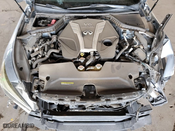 2017 Infiniti Q50 3.0t Premium with VIN JN1EV7AP7HM742690, listed as a Copart auction lot 47814295 with NaN miles and Salvage Title. Bid and sale history available at carsss.com. Image 11.