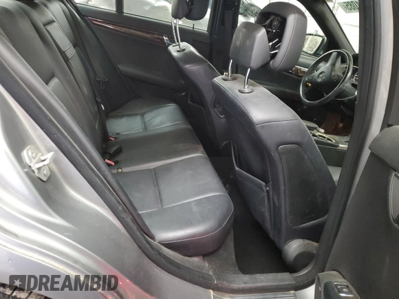 2009 Mercedes-Benz C 300 Sport with VIN WDDGF54X39F225434, listed as a Copart auction lot 53141085 with 194,350 mi miles and Salvage title. Bid and sale history available at DreamBid. Image 10.