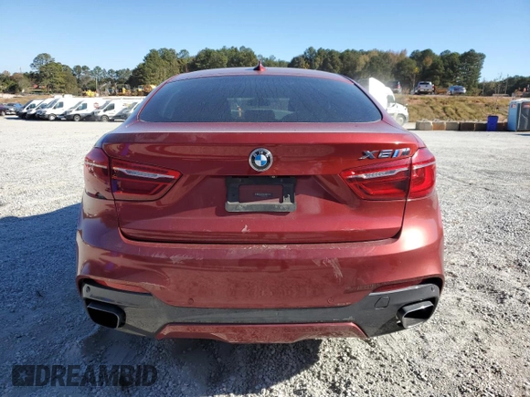 2015 BMW X6 xDrive35i with VIN 5UXKU2C50F0N77795, listed as a Copart auction lot 74575693 with 84,536 mi miles. Bid and sale history available at carsss.com. Image 6.