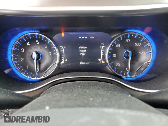 2022 Chrysler Pacifica Limited with VIN 2C4RC3GG0NR167264, listed as a Copart auction lot 80141624 with 29,244 mi miles and Salvage title. Bid and sale history available at DreamBid. Image 9.