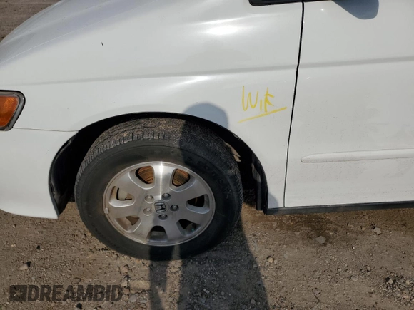 2003 Honda Odyssey EX z VIN 5FNRL18663B111901, wystawiony jako Copart lot #51240245 z przebiegiem 115 202 mil mil oraz Szkoda całkowita • Salvage title. Historia ofert i sprzedaży dostępna na DreamBid. Obrazek 15.