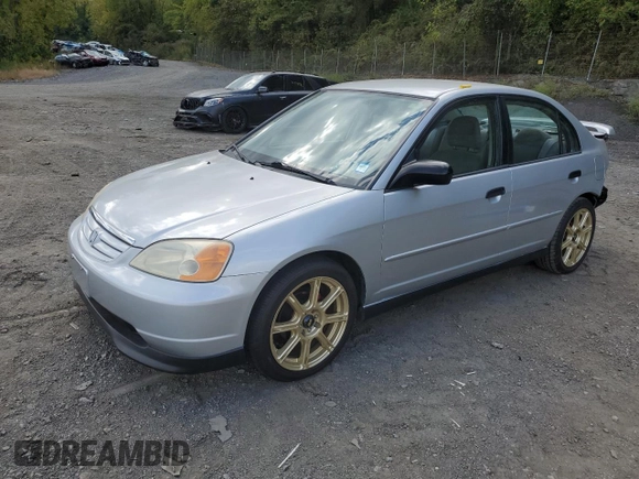 2001 Honda Civic LX with VIN 2HGES16551H514840, listed as a Copart auction lot 73725664 with 97,231 mi miles and Salvage Title. Bid and sale history available at carsss.com. Image 1.
