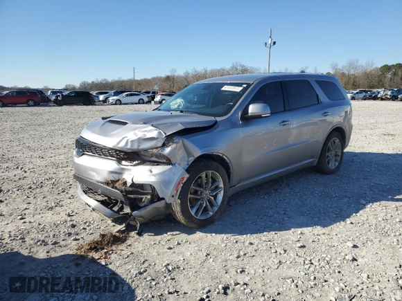 2021 Dodge Durango R/T with VIN 1C4SDJCT6MC723557, listed as a Copart auction lot 41682035 with 26,360 mi miles and Salvage title. Bid and sale history available at DreamBid. Image 1.
